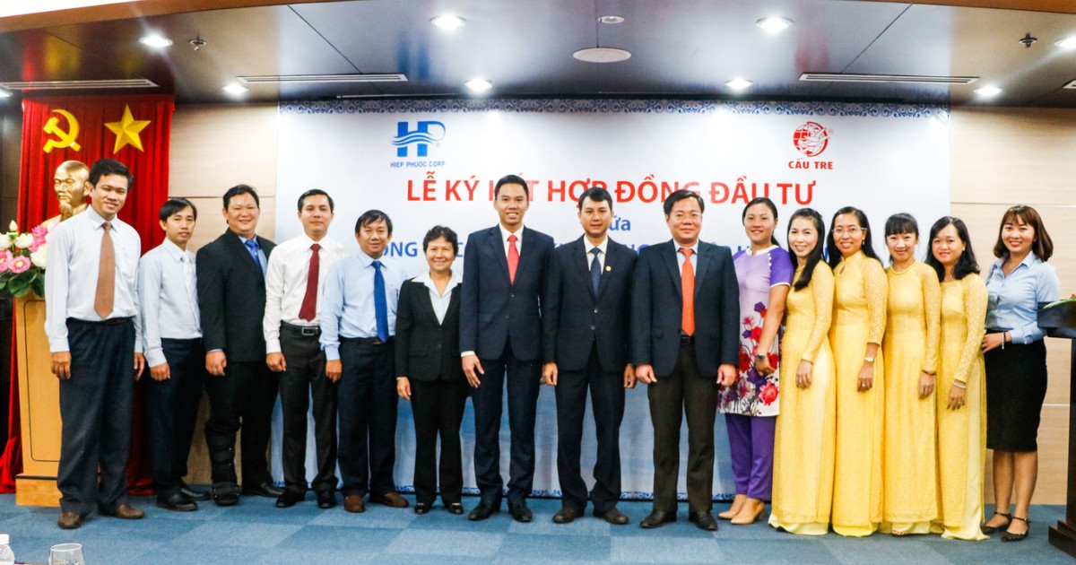 Hình ảnh Lễ Ký kết Hợp đồng với Cầu Tre | Khu Công Nghiệp Hiệp Phước