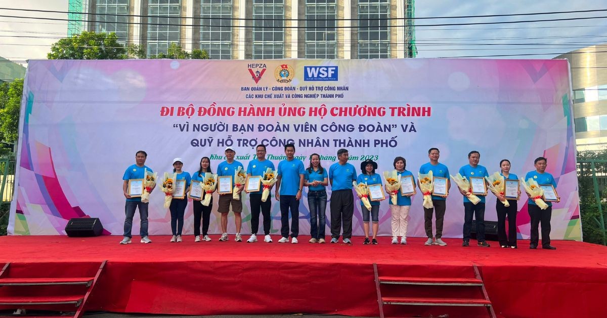 Hipc Đồng Hành Cùng Chương Trình Đi Bộ Vì Người Bạn Đoàn Viên Công Đoàn 2023 | Khu Công Nghiệp Hiệp Phước