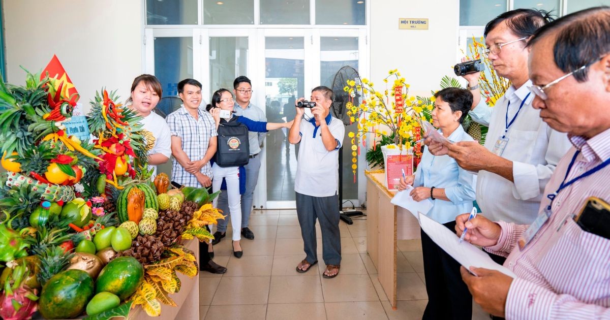 Hội thi Chưng mâm ngũ quả - Hội Hoa Xuân KCN Hiệp Phước 2019 | Khu Công Nghiệp Hiệp Phước