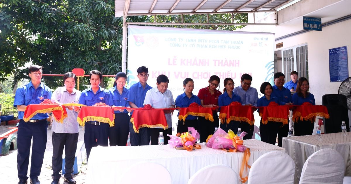 Lễ Khánh thành khu vui chơi thiếu nhi KCN Hiệp Phước | Khu Công Nghiệp Hiệp Phước