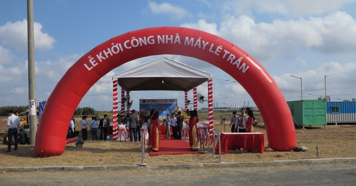 Lễ khởi công xây dựng nhà máy Lê Trần theo tiêu chuẩn LEED (USGBC - Hoa Kỳ) tại KCN Hiệp Phước | Khu Công Nghiệp Hiệp Phước