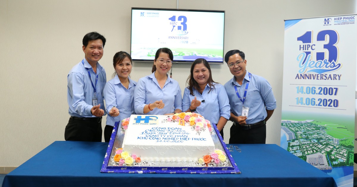 Mừng kỷ niệm 13 năm thành lập HIPC | Khu Công Nghiệp Hiệp Phước