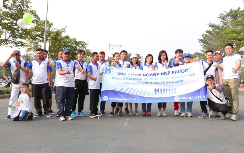 Công Ty Cp Kcn Hiệp Phước Tham Gia Chương Trình Đi Bộ Từ Thiện Lawrence S. Ting Lần Thứ 15 - 2020 | Khu Công Nghiệp Hiệp Phước
