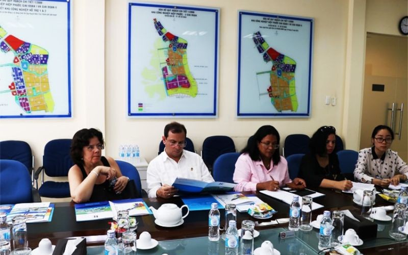 Đoàn Viện Cuba Hữu Nghị Với Các Dân Tộc Đến Thăm Kcn Hiệp Phước | Khu Công Nghiệp Hiệp Phước