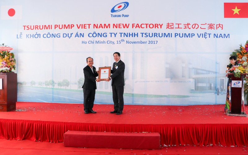 Hình Ảnh Lễ Khởi Công Nhà Máy Tsurumi | Khu Công Nghiệp Hiệp Phước