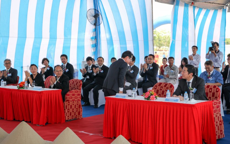 Hình Ảnh Lễ Khởi Công Nhà Máy Tsurumi | Khu Công Nghiệp Hiệp Phước