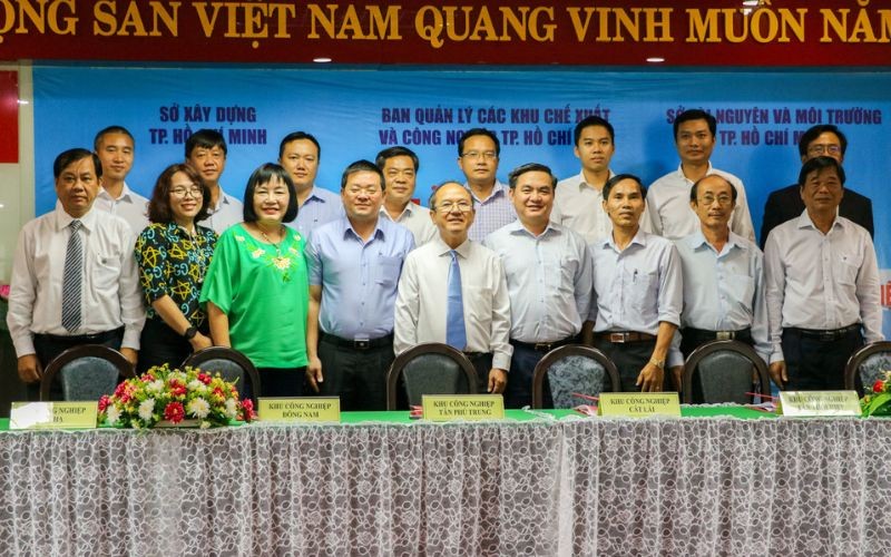 Hình Ảnh Lễ Ký Kết Quy Chế Phối Hợp Hepza - Sở Xây Dựng - Sở Tài Nguyên - Môi Trường | Khu Công Nghiệp Hiệp Phước