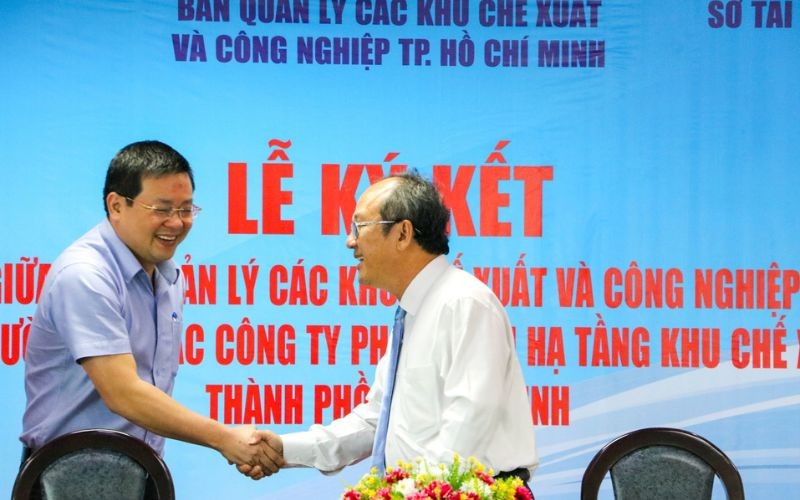 Hình Ảnh Lễ Ký Kết Quy Chế Phối Hợp Hepza - Sở Xây Dựng - Sở Tài Nguyên - Môi Trường | Khu Công Nghiệp Hiệp Phước