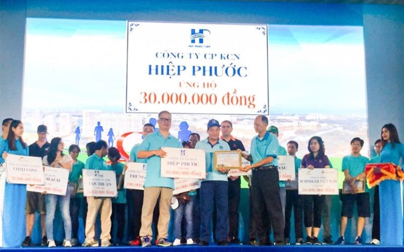Hipc Đồng Hành Cùng Chương Trình Đi Bộ Từ Thiện Lawrence S.ting Lần 13-2018 | Khu Công Nghiệp Hiệp Phước