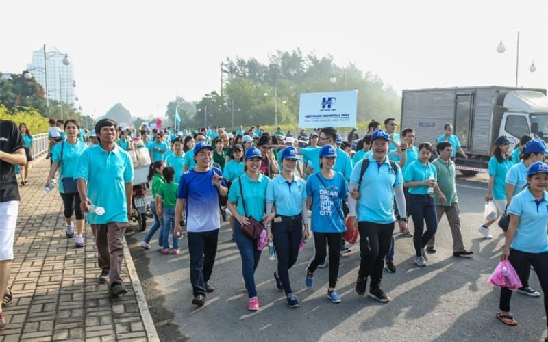 Hipc Đồng Hành Cùng Chương Trình Đi Bộ Từ Thiện Lawrence S.ting Lần 13-2018 | Khu Công Nghiệp Hiệp Phước