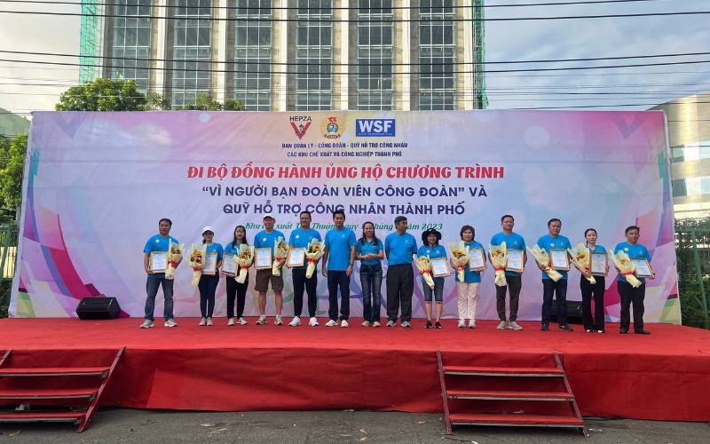Hipc Đồng Hành Cùng Chương Trình Đi Bộ Vì Người Bạn Đoàn Viên Công Đoàn 2023 | Khu Công Nghiệp Hiệp Phước