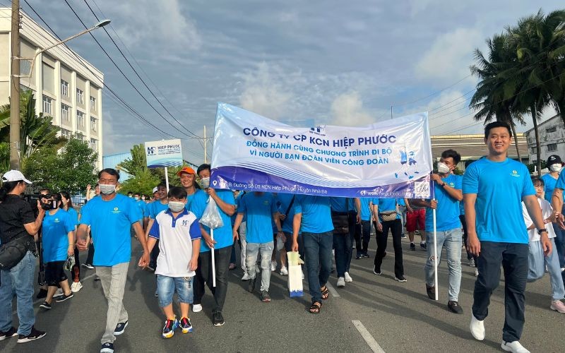 Hipc Đồng Hành Cùng Chương Trình Đi Bộ Vì Người Bạn Đoàn Viên Công Đoàn 2023 | Khu Công Nghiệp Hiệp Phước