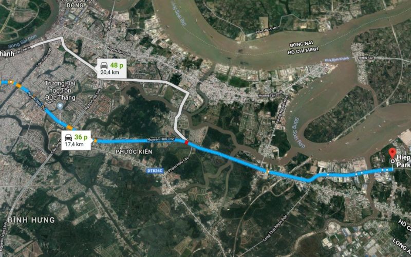 Hướng Dẫn Đường Từ Trung Tâm Tp.hcm Đến Kcn Hiệp Phước | Khu Công Nghiệp Hiệp Phước