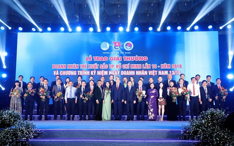 Khu Công Nghiệp Hiệp Phước Đồng Hành Cùng Lễ Trao Giải Thưởng Doanh Nhân Trẻ Xuất Sắc Tp. Hcm Lần 10 - Năm 2018 | Khu Công Nghiệp Hiệp Phước