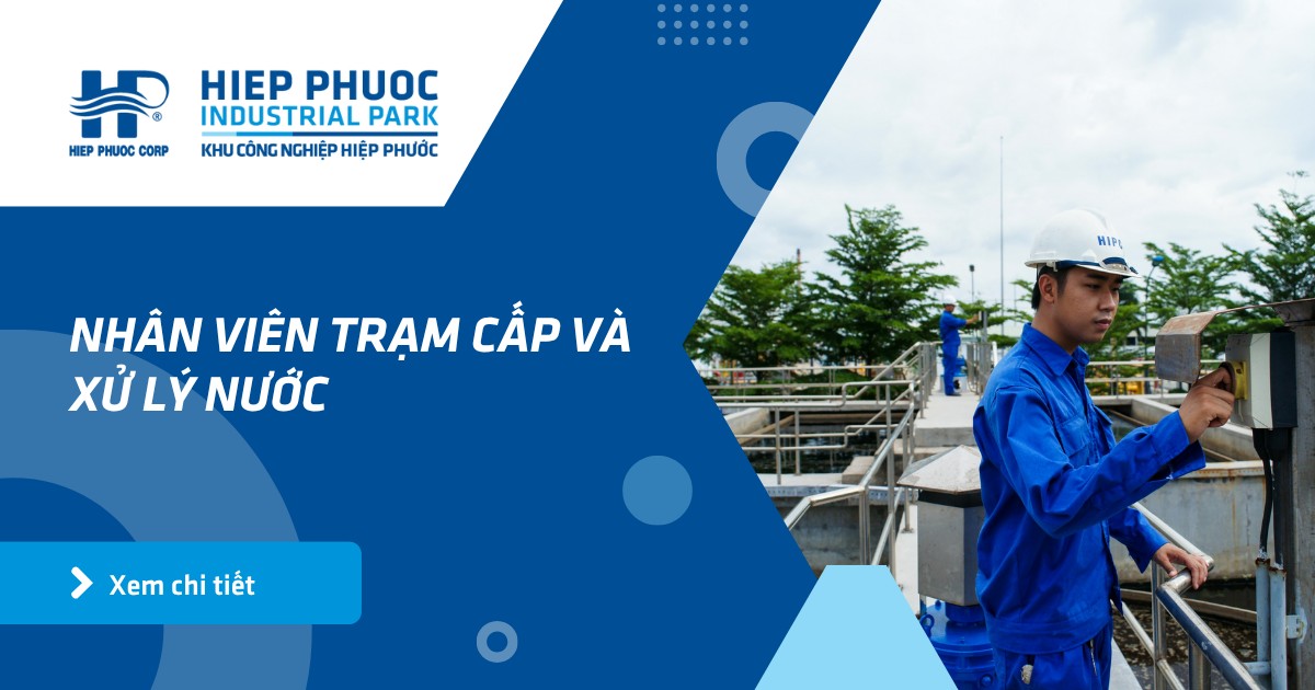 Nhân viên Trạm cấp và xử lý nước